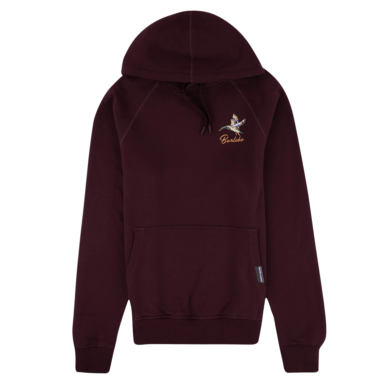 Burlebo Maroon Pintail Triangle Duck Hoodie