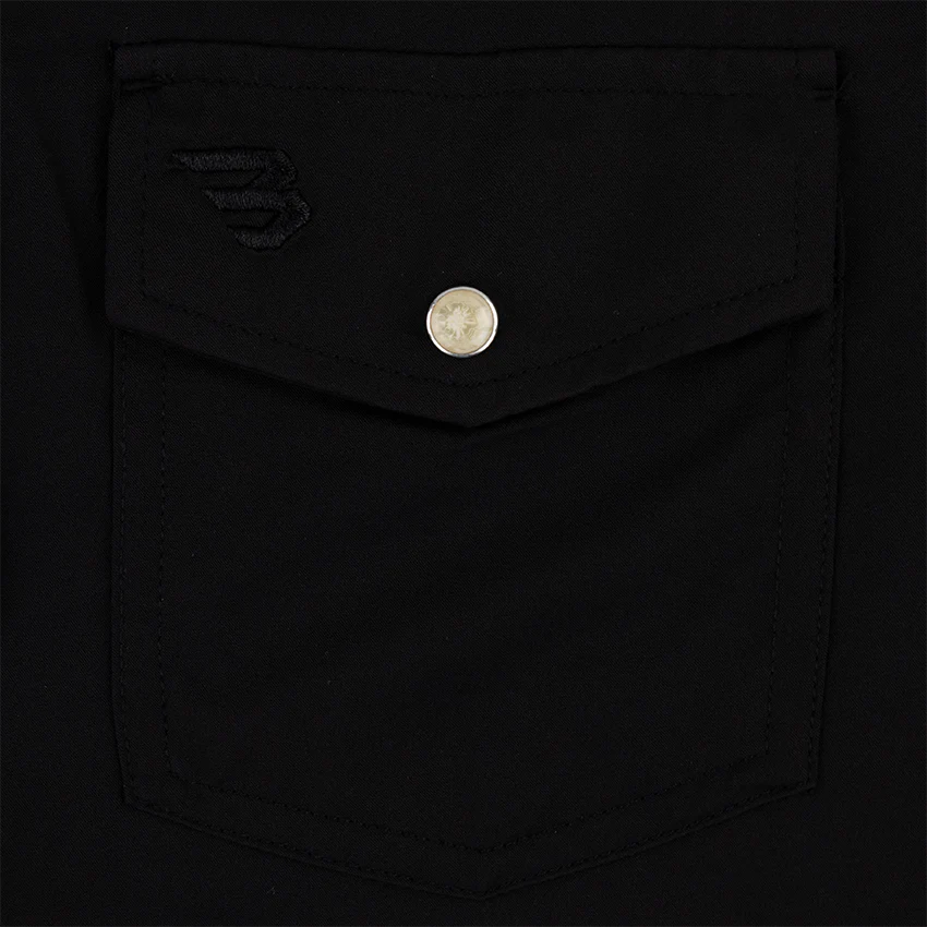 Burlebo Performance Black Western Shirt - Image 4