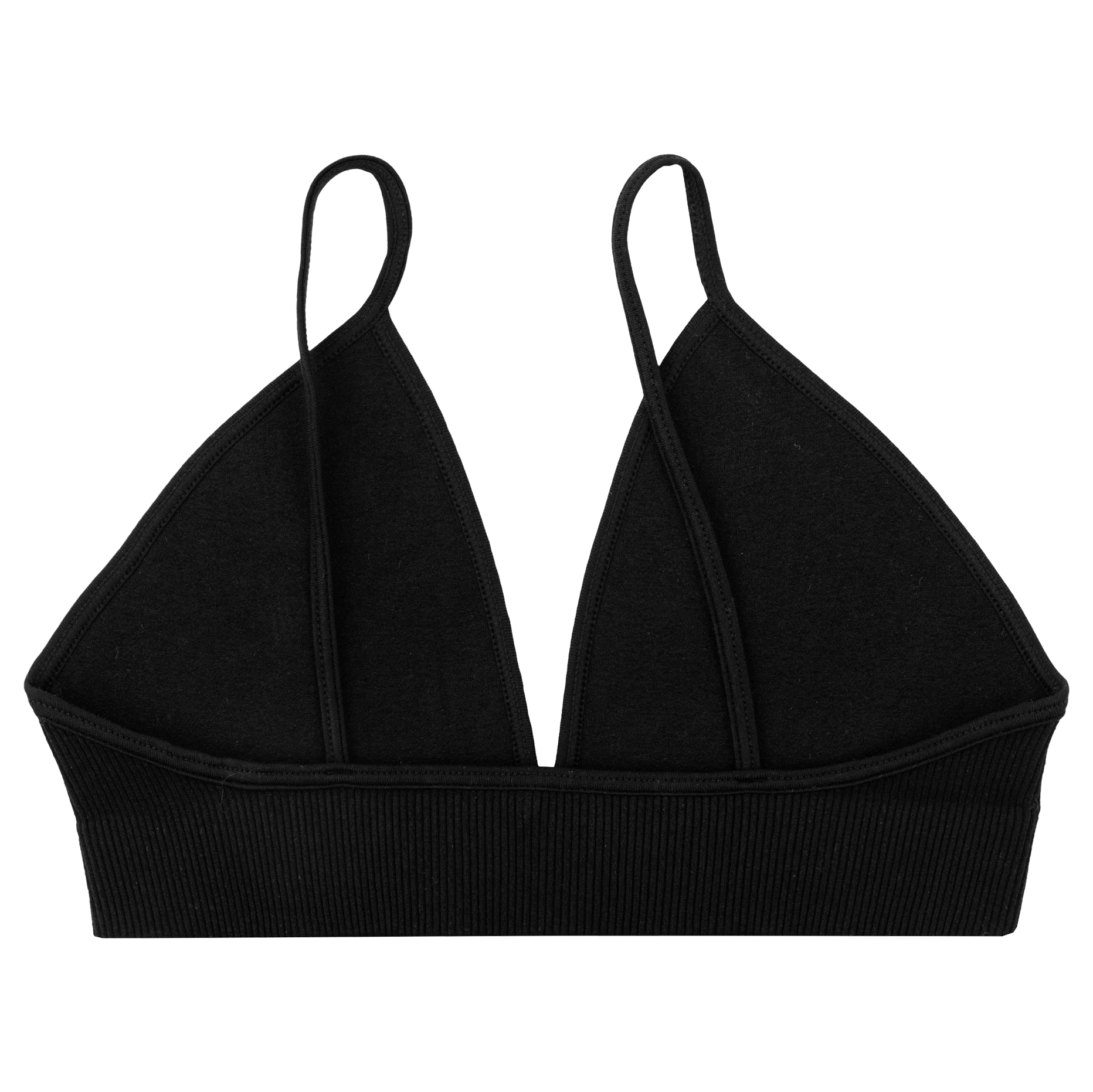 By Together Black V-Neck Bralette - Image 3