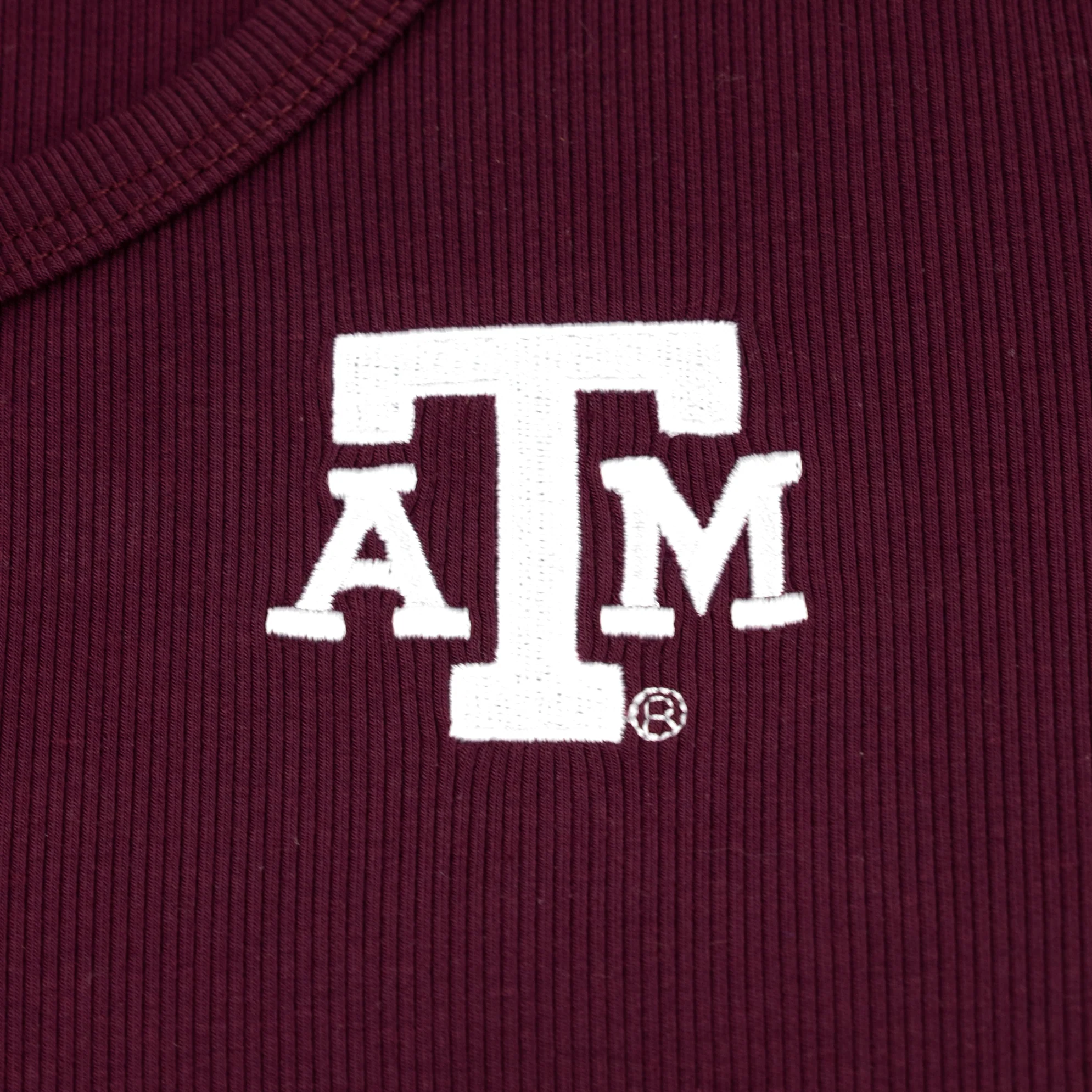 Texas A&M Hype and Vice Dark Maroon Cali Tee - Image 2