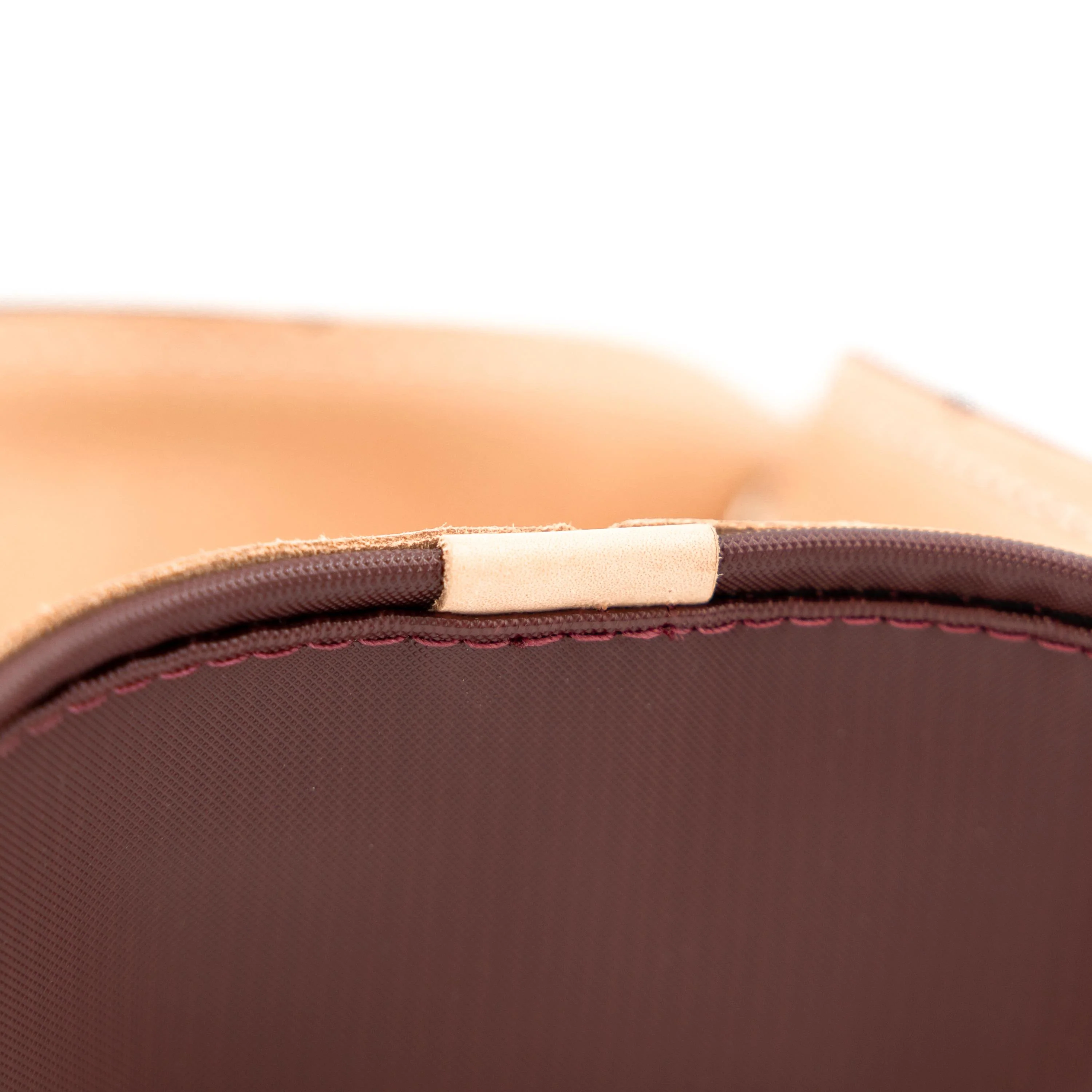Jon Hart Maroon Leather Catch-All - Image 7