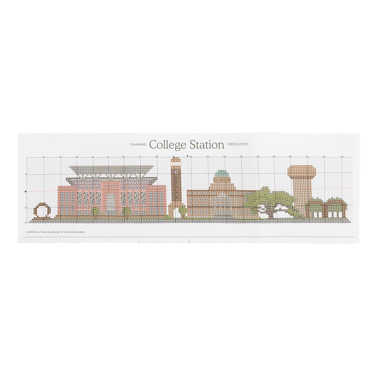 Charming College Station Cross Stitch Kit - Image 2