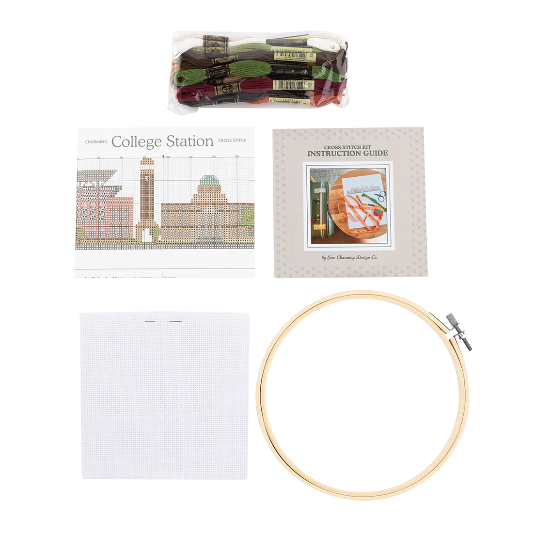 Charming College Station Cross Stitch Kit - Image 4