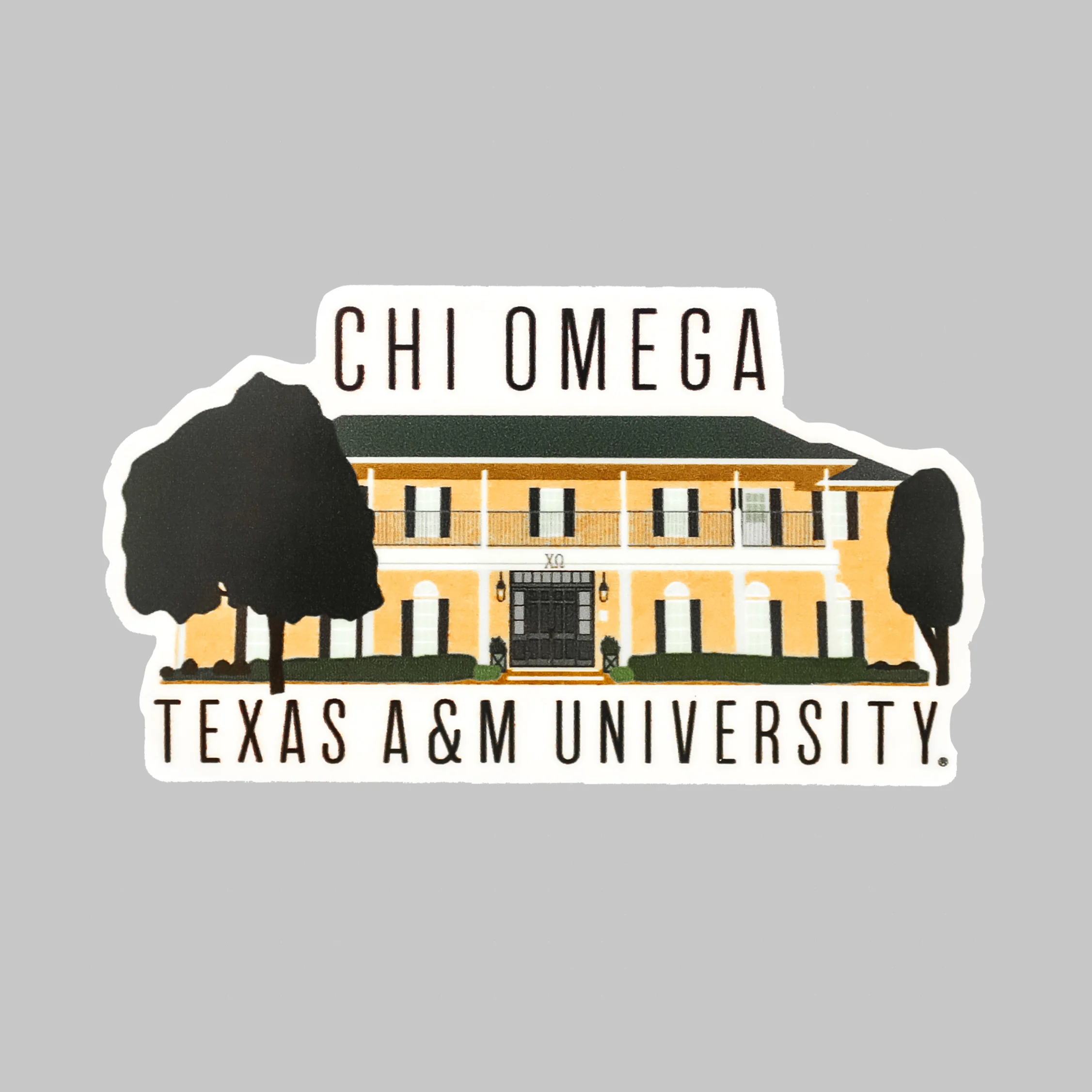 Texas A&M Chi Omega Dizzler Sticker - Image 4