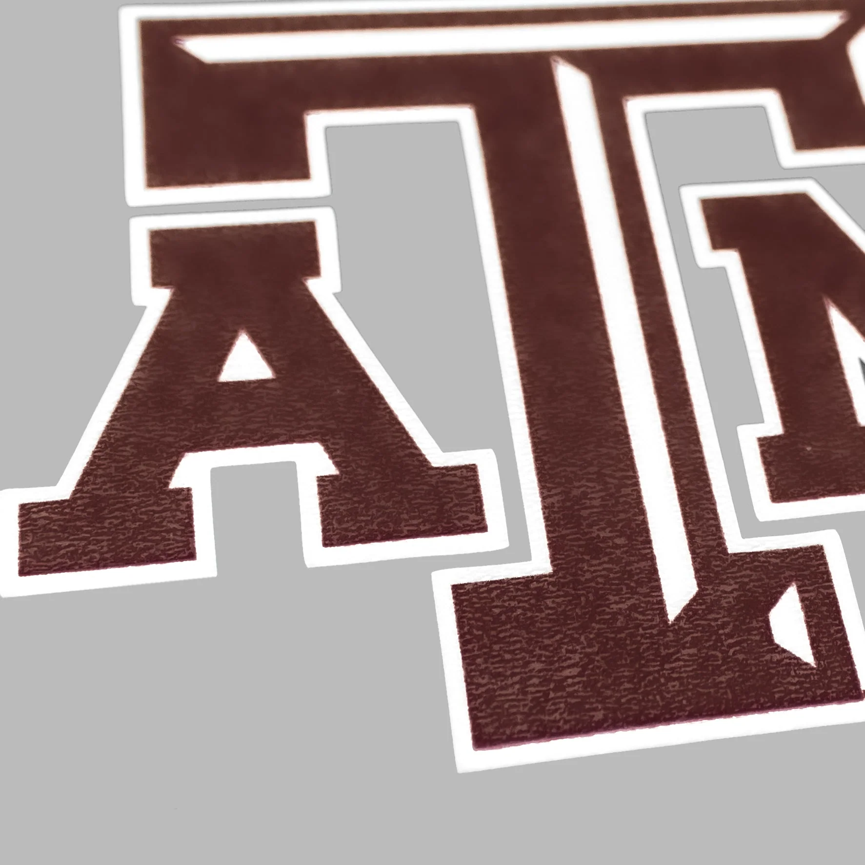 Texas A&M Chiseled Logo 3" Decal - Image 4