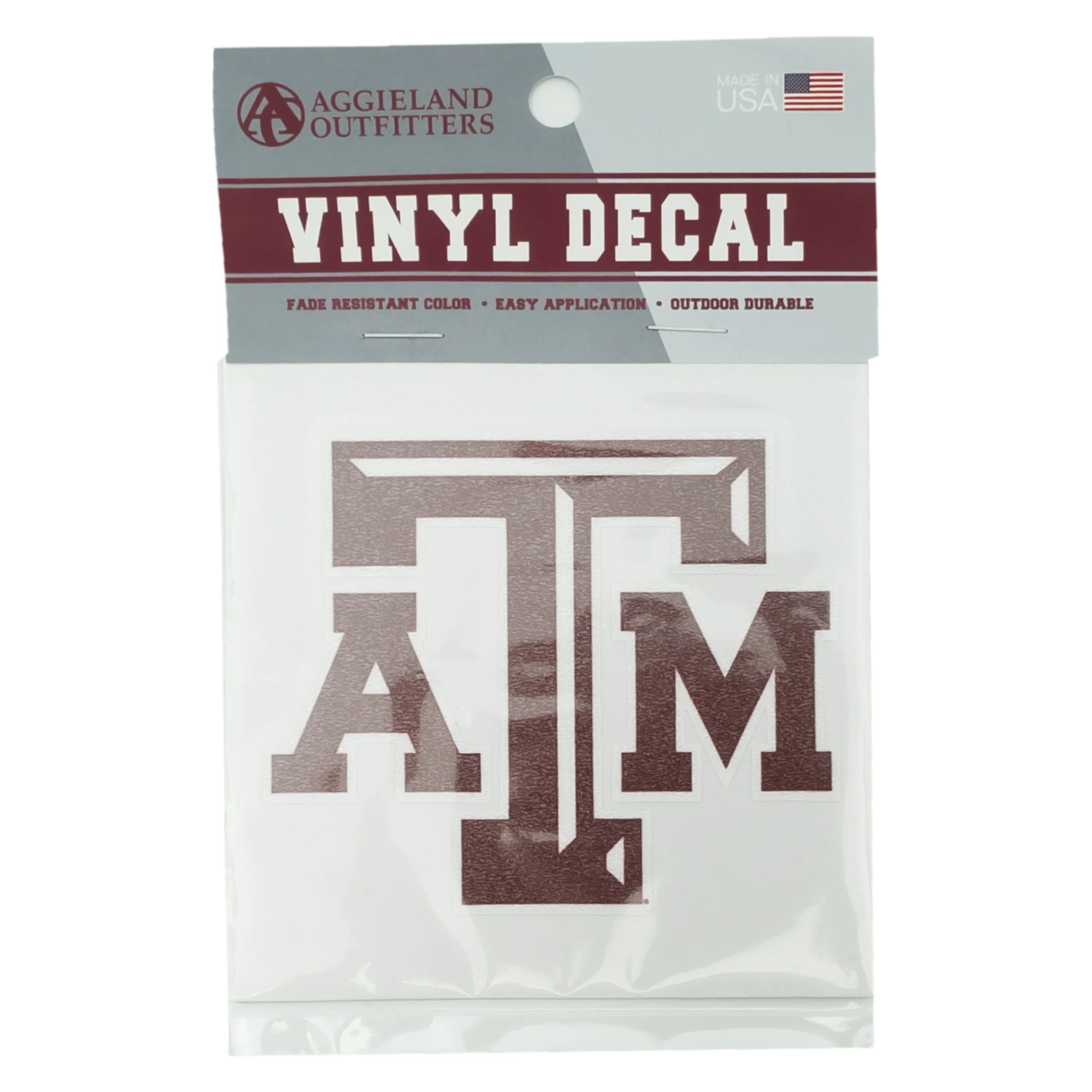 Texas A&M Chiseled Logo 3" Decal - Image 7