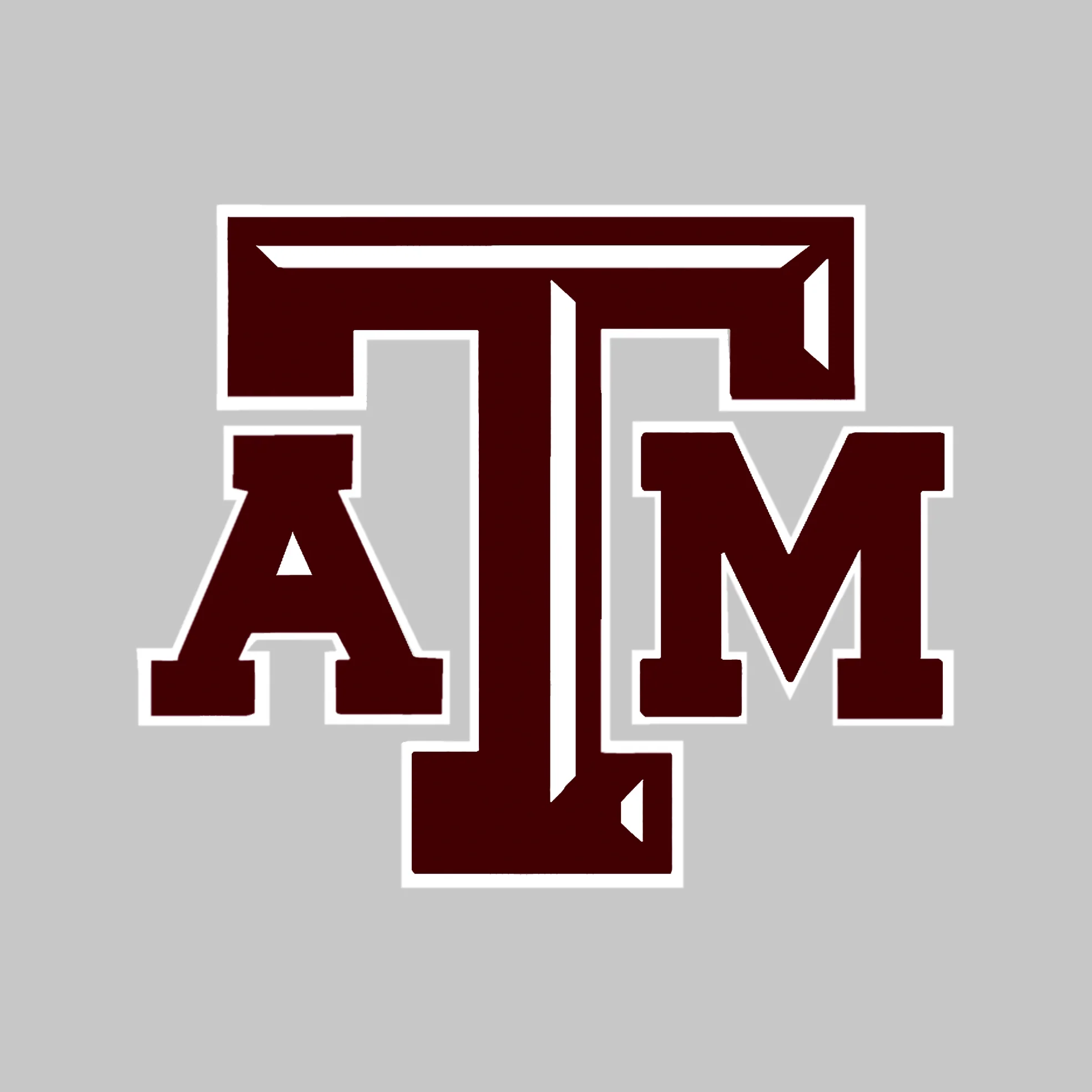 Texas A&M Chiseled Logo 3" Decal - Image 8