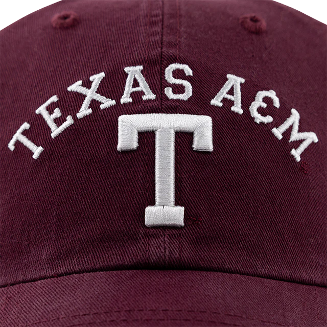 Texas A&M '47 Brand Classic Arch Block T Clean Up Cap - Image 3