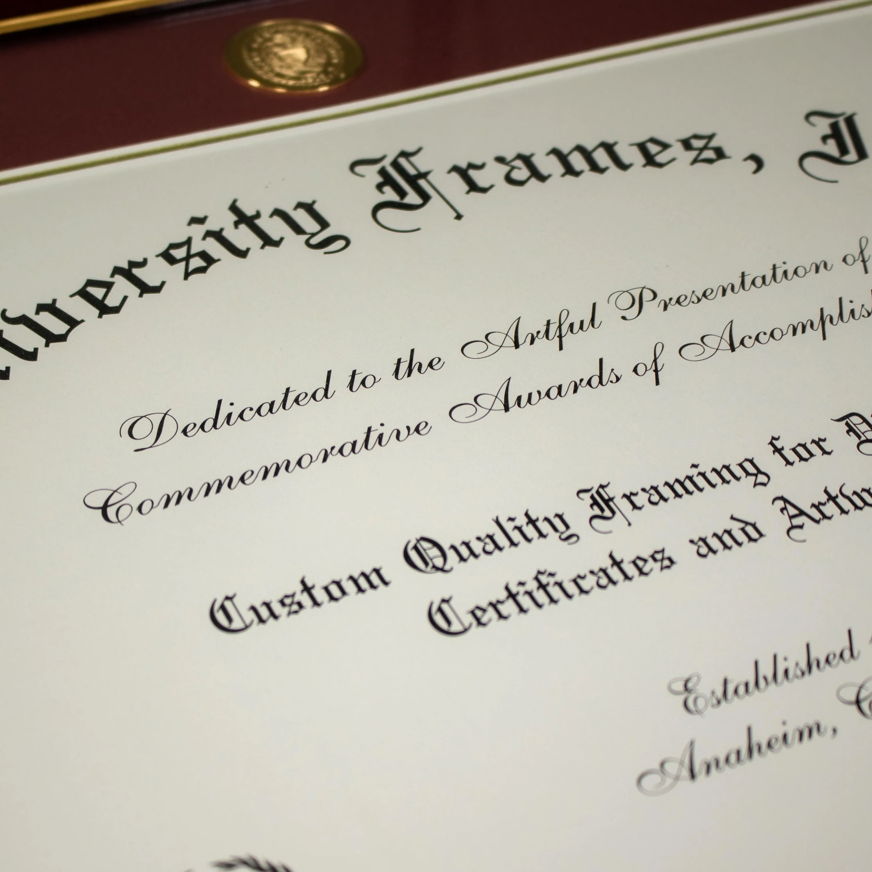 University Frames Texas A&M Classic Medallion Diploma - Image 3