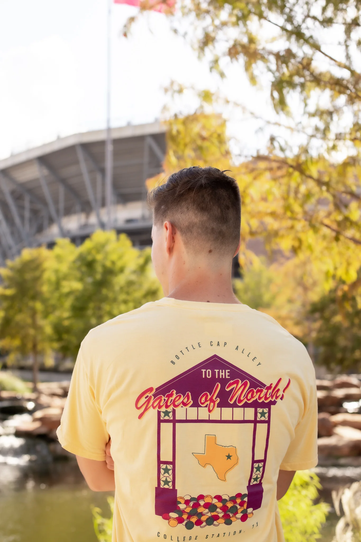 College Station Gates of North T-Shirt - Image 2
