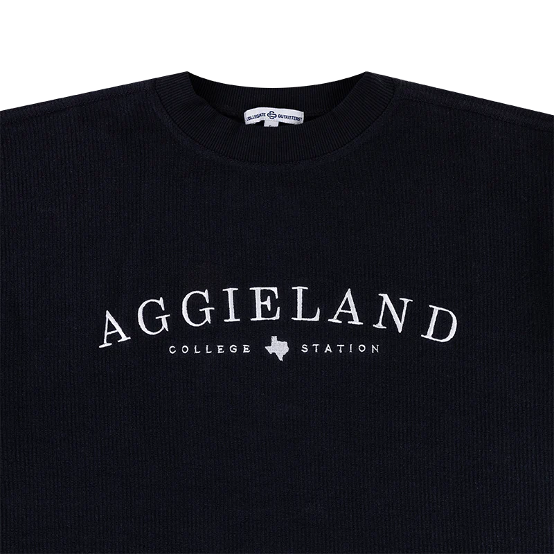 Collegiate Outfitters Aggieland Black Corduroy - Image 2