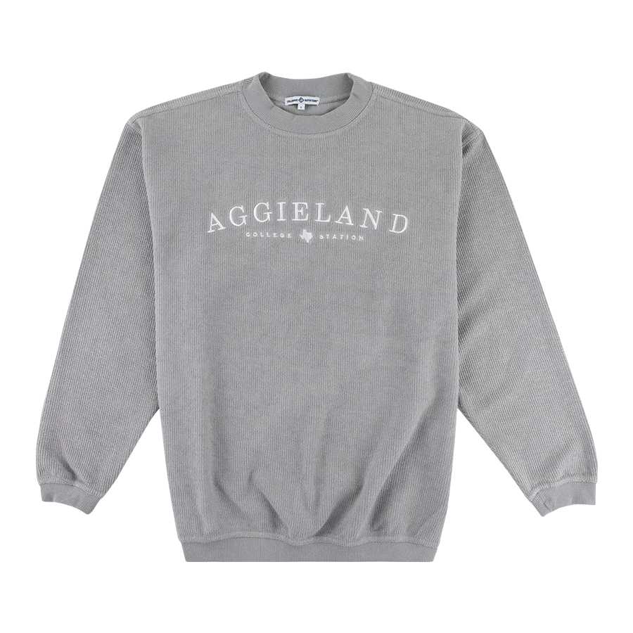 Collegiate Outfitters Aggieland Gray Corduroy