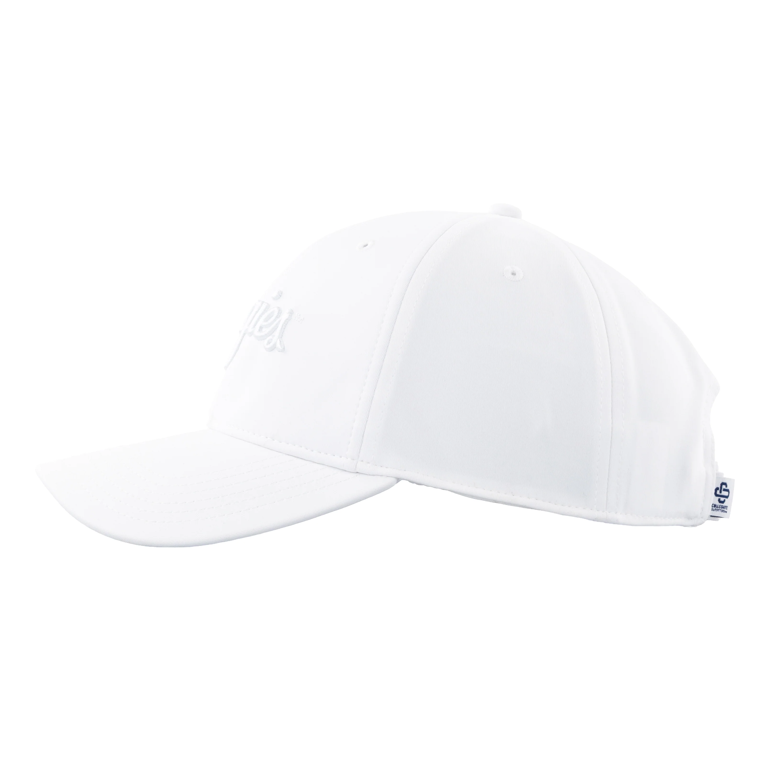 Collegiate Outfitters Aggies White on White Script Hat - Image 6