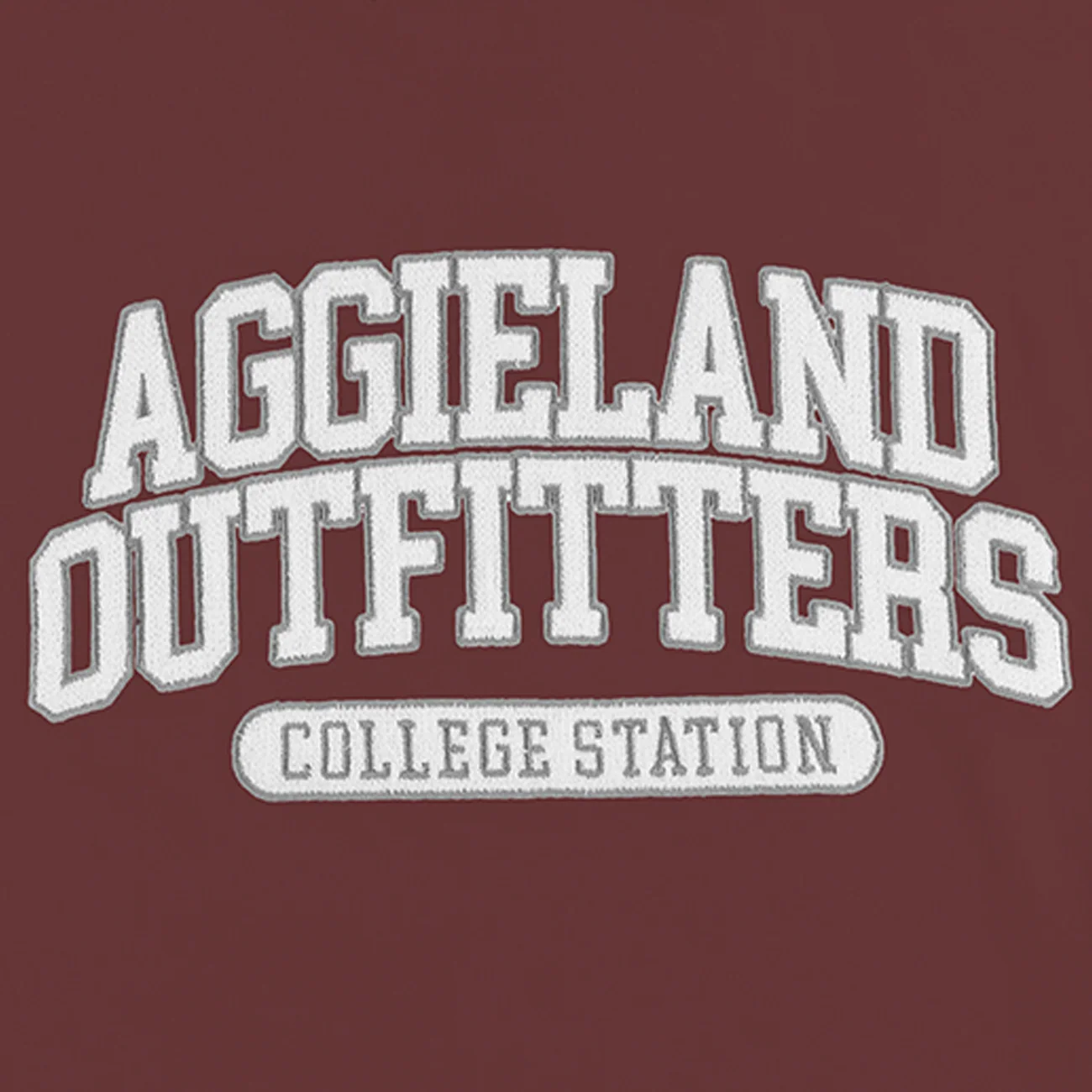 Collegiate Outfitters Arch Fabric T-Shirt - Maroon - Image 2