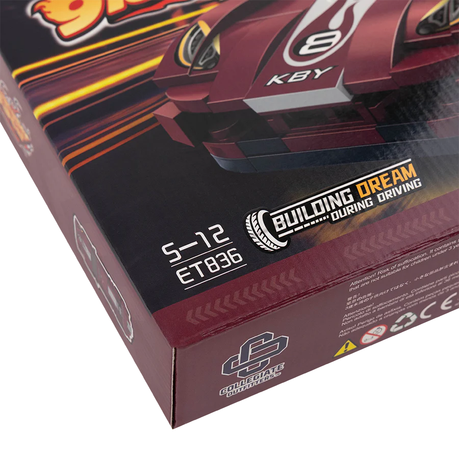 Collegiate Outfitters Building Blocks 918 Super Car - Image 8
