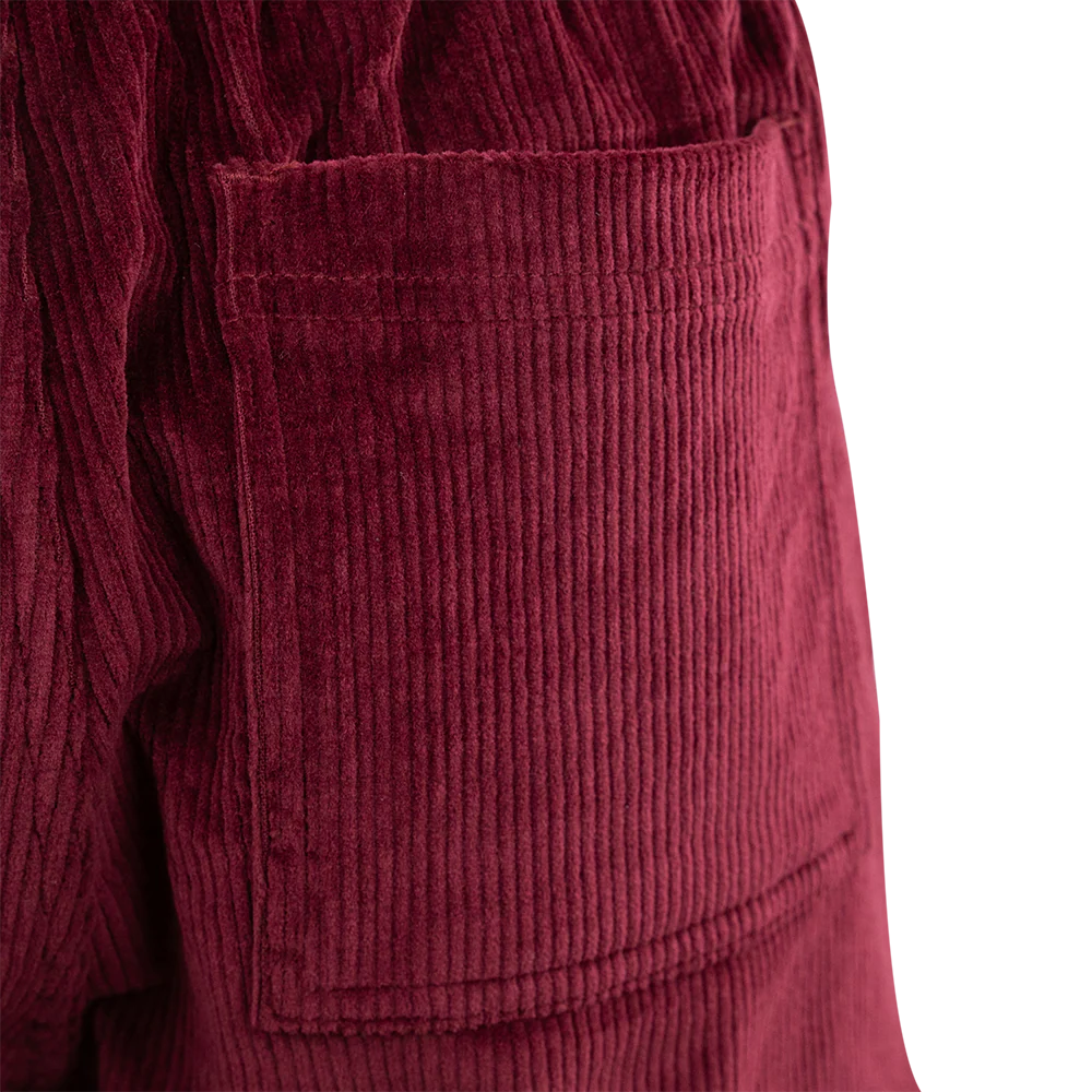 Collegiate Outfitters Corduroy Shorts - Maroon - Image 3