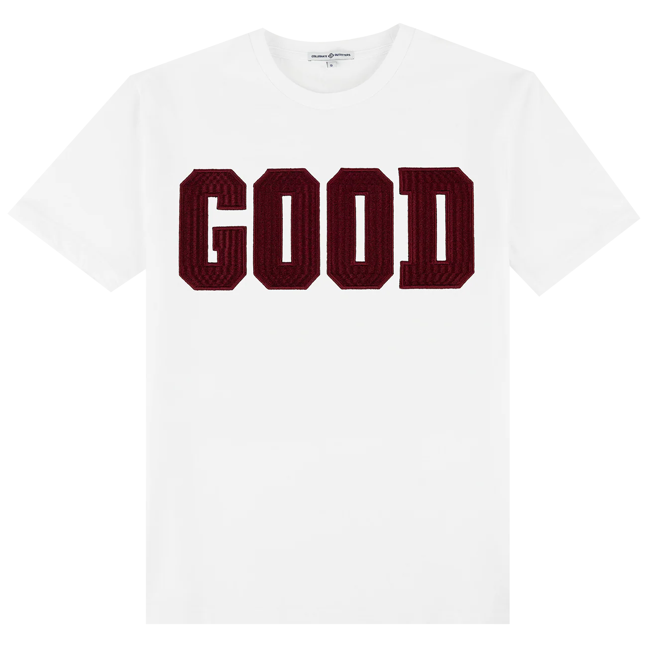 Collegiate Outfitters GOOD Embroidered T-Shirt