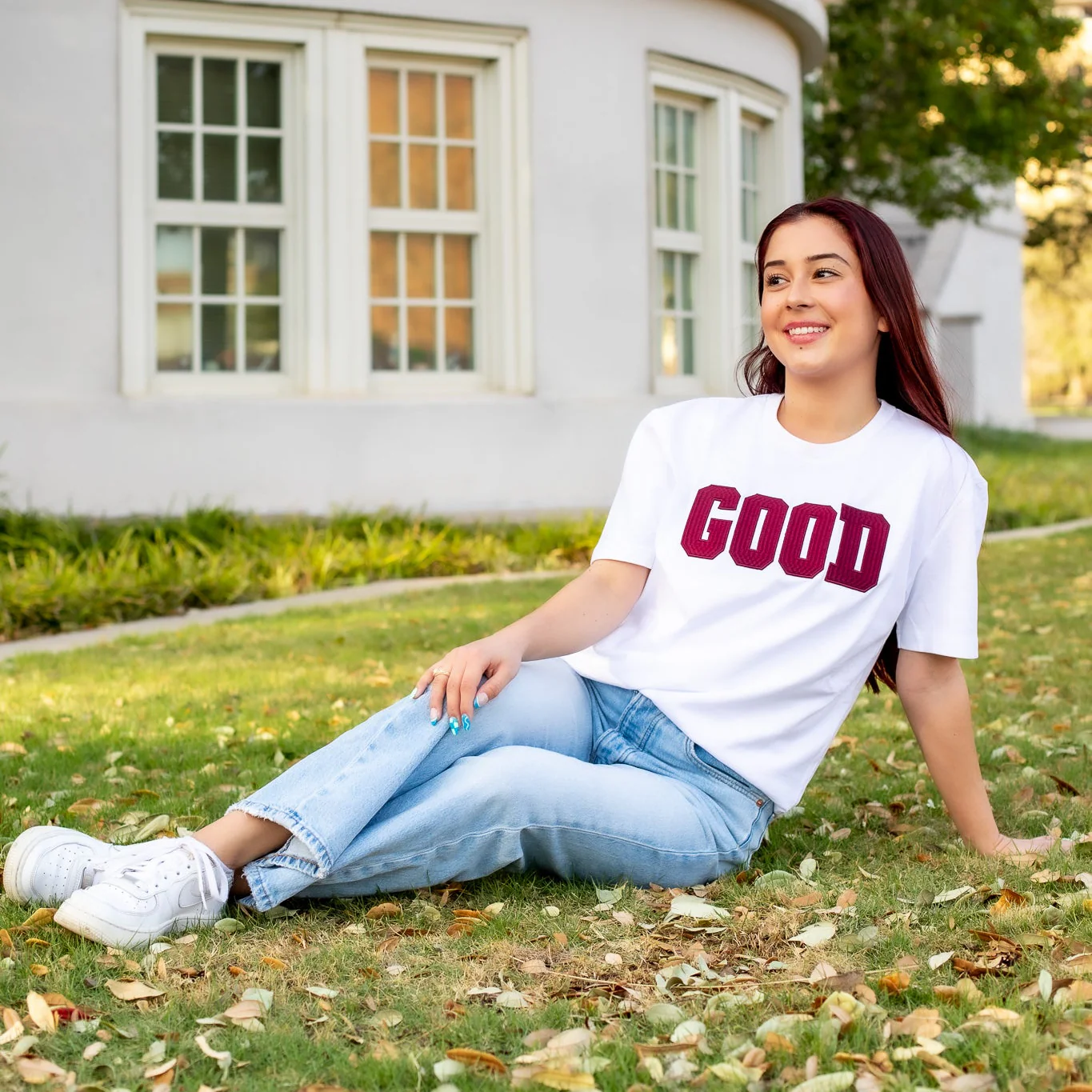 Collegiate Outfitters GOOD Embroidered T-Shirt - Image 2