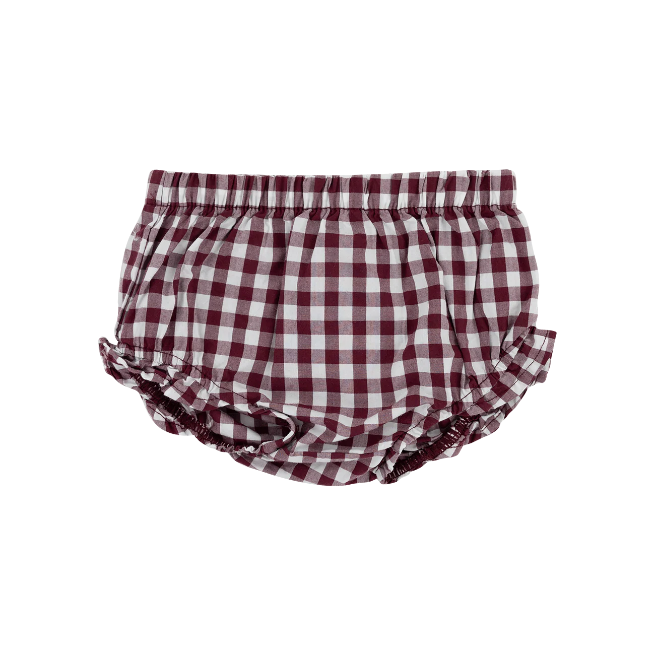 Collegiate Outfitters Infant Girls Plaid Set - Maroon - Image 6