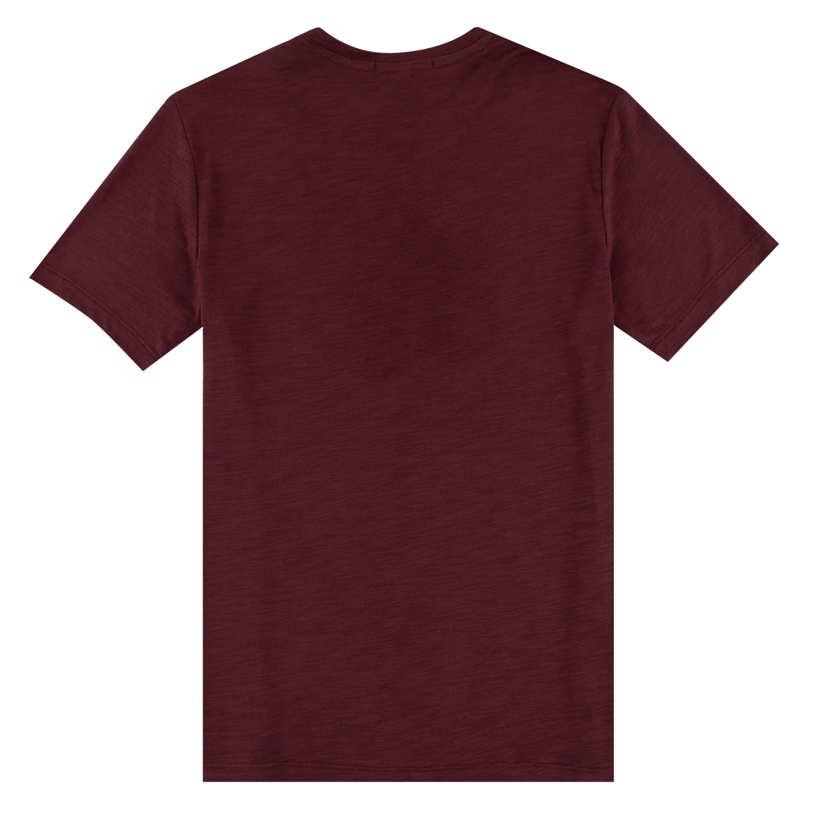 Collegiate Outfitters Maroon Blank Slub T-Shirt - Image 3