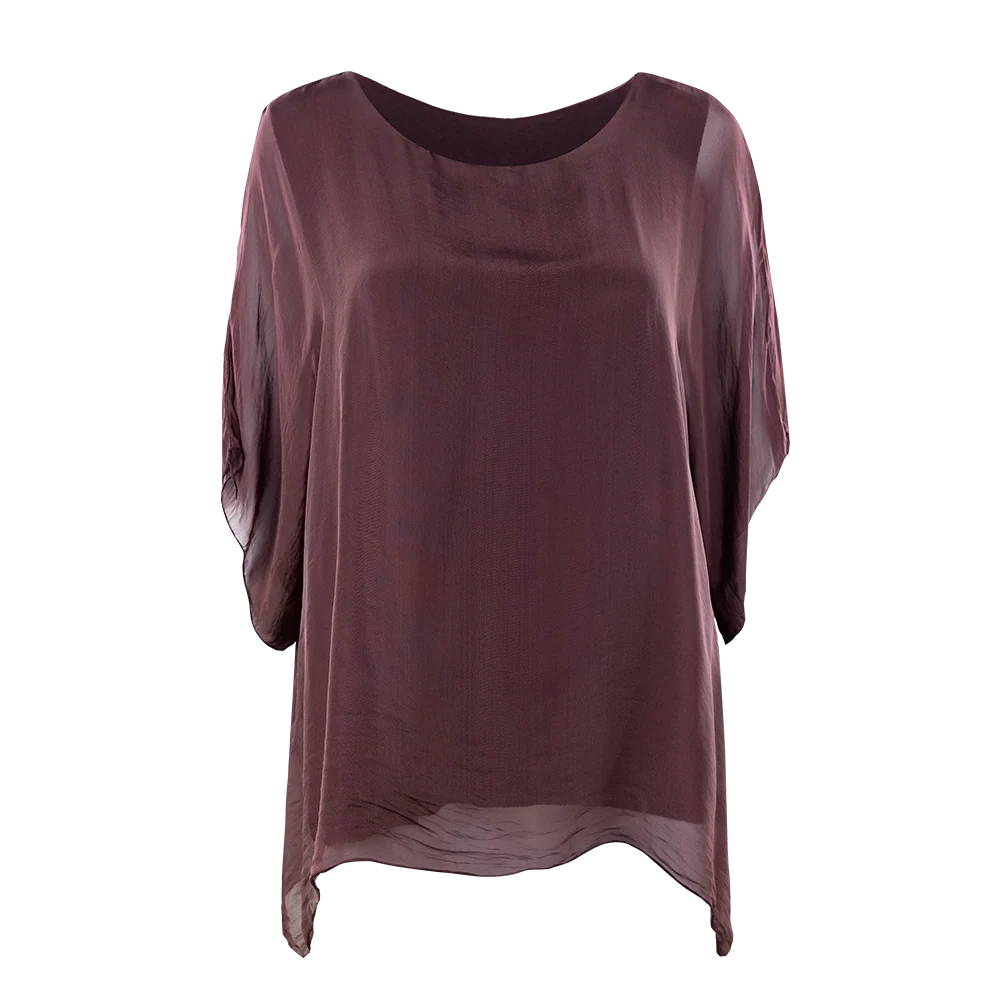 Collegiate Outfitters Maroon Flowy Top With Straight Bottom