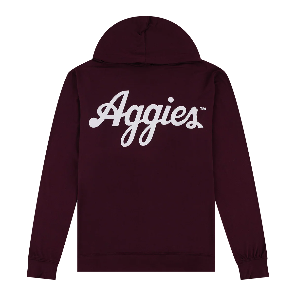 Collegiate Outfitters Maroon Script Aggies T-Shirt Hoodie