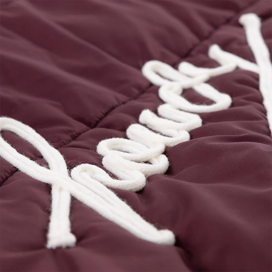 Collegiate Outfitters Maroon Winter Cropped Puffer Vest - Image 4