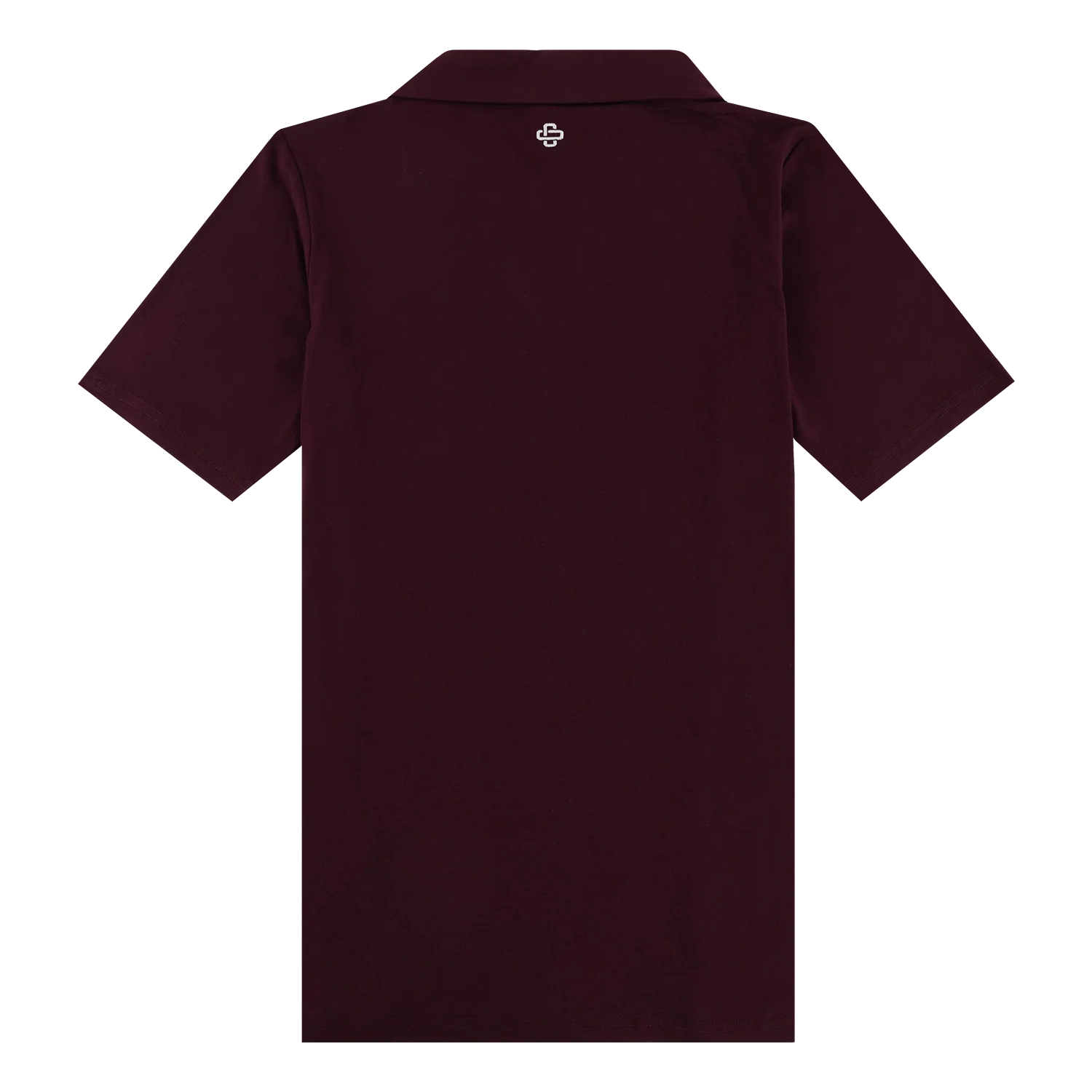 Collegiate Outfitters Maroon Womens V Neck Polo - Image 4