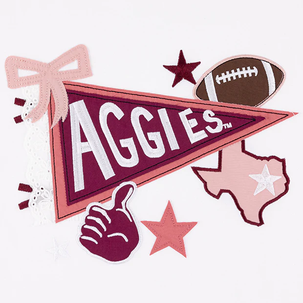 Collegiate Outfitters Pennant Aggies T-Shirt - Image 3