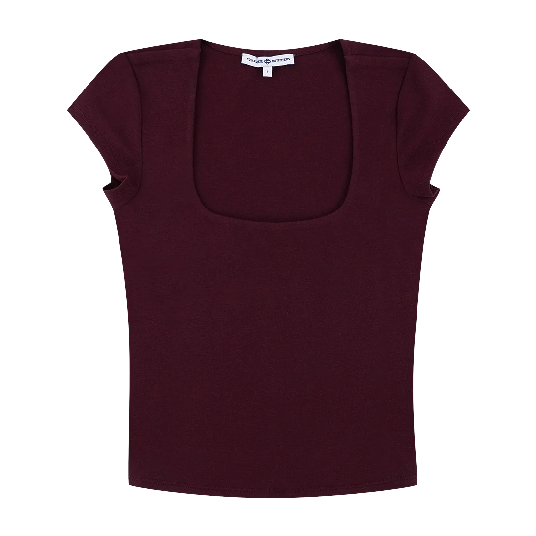 Collegiate Outfitters Square Neck Crop