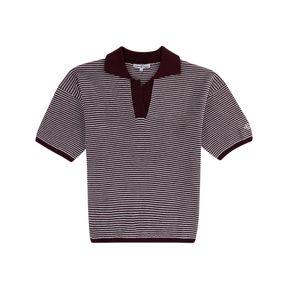 Collegiate Outfitters Striped Cozy Set - Maroon - Image 2
