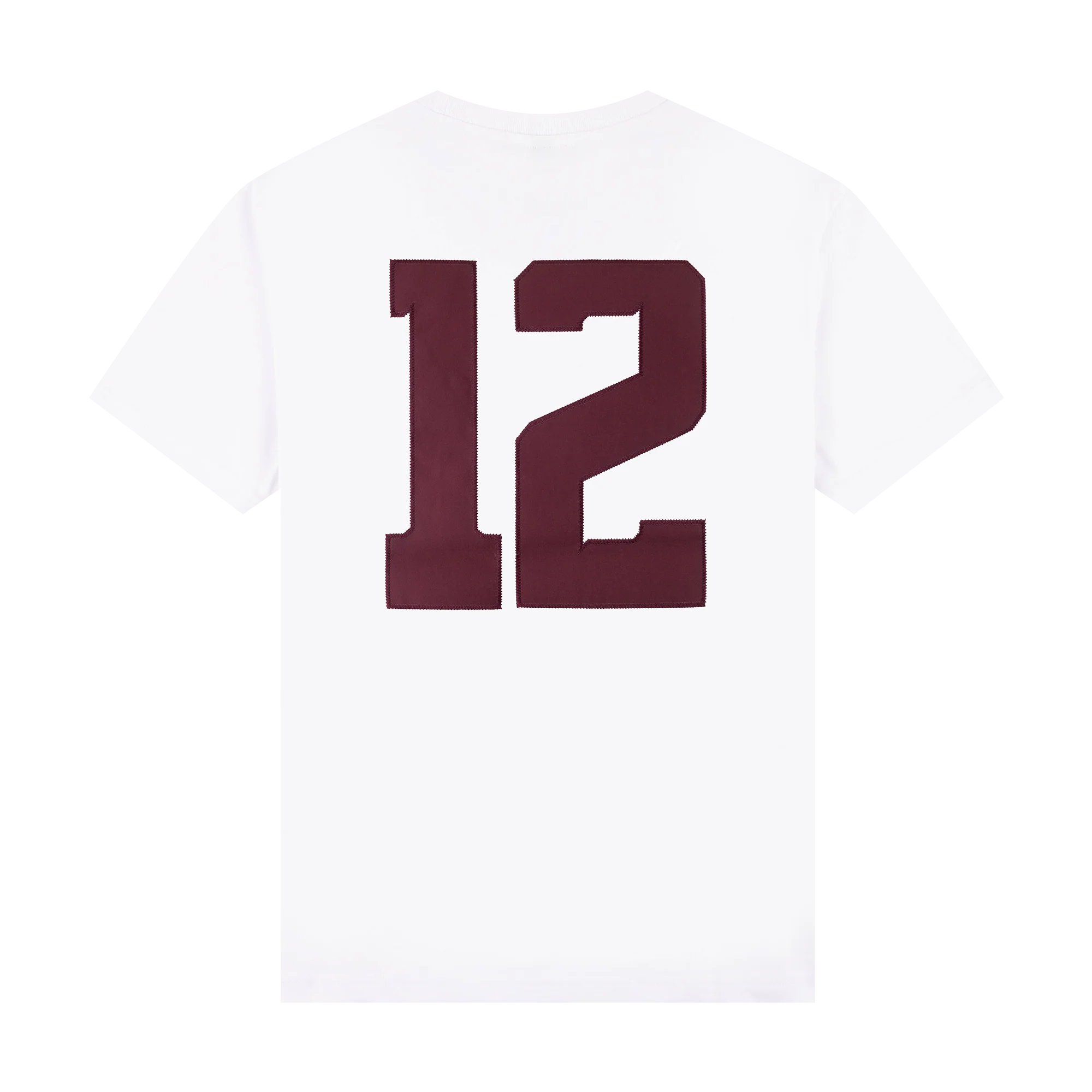 Collegiate Outfitters Texas A&M Fabric Letters White Jersey Tee - Image 4