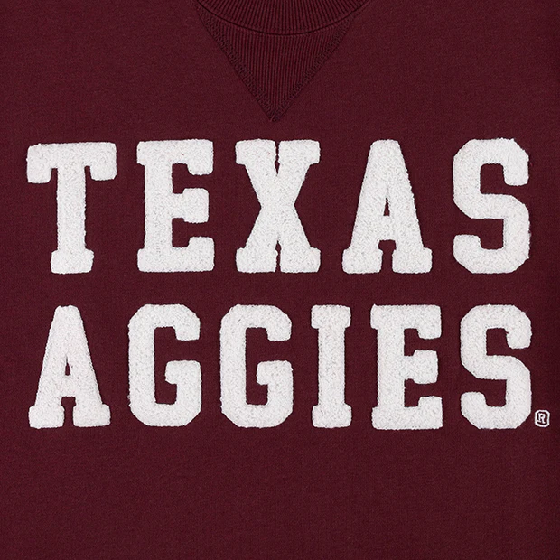 Collegiate Outfitters Texas Aggies Chenille Sweatshirt - Image 2