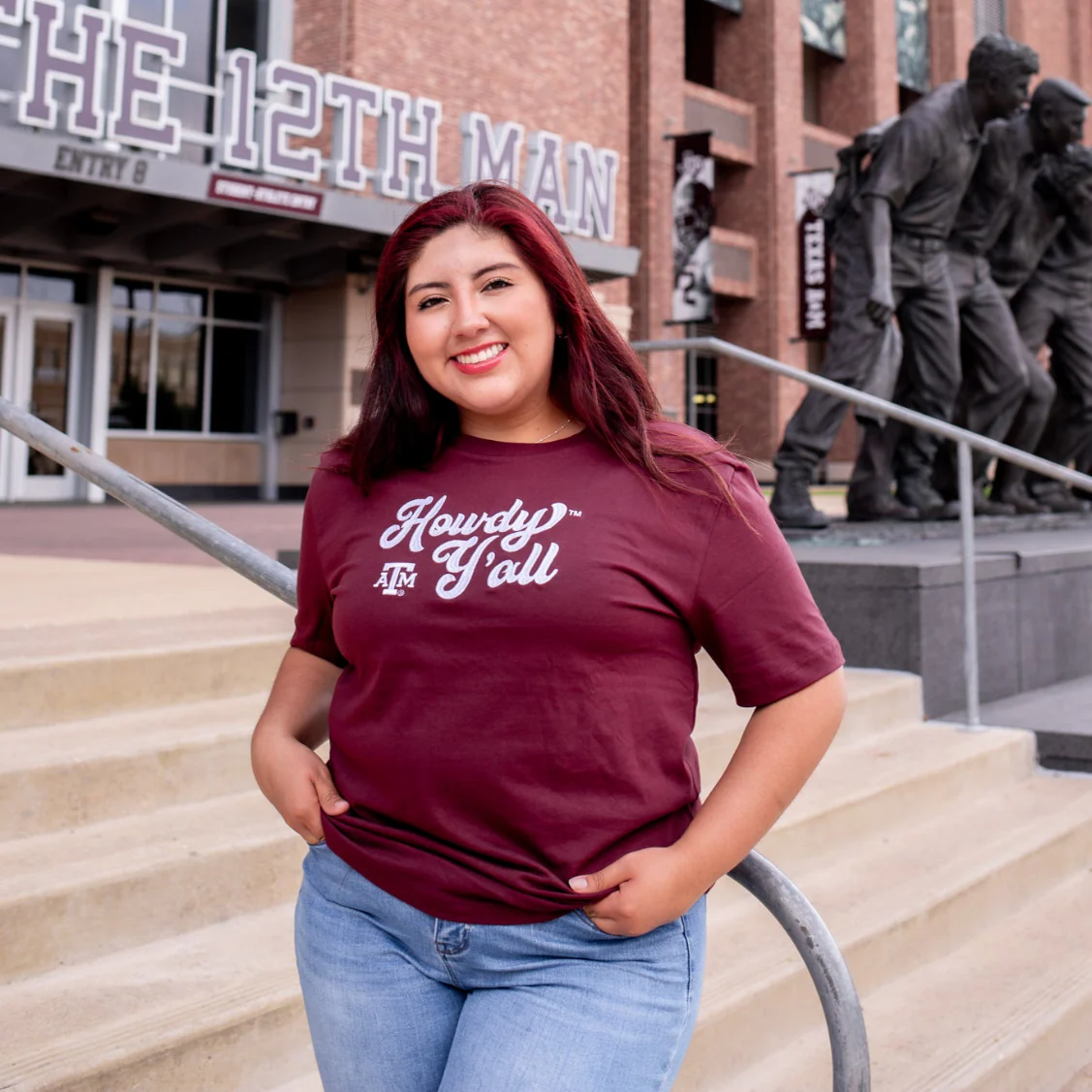 Collegiate Outfitters Texas Howdy Y'all T-Shirt - Image 2
