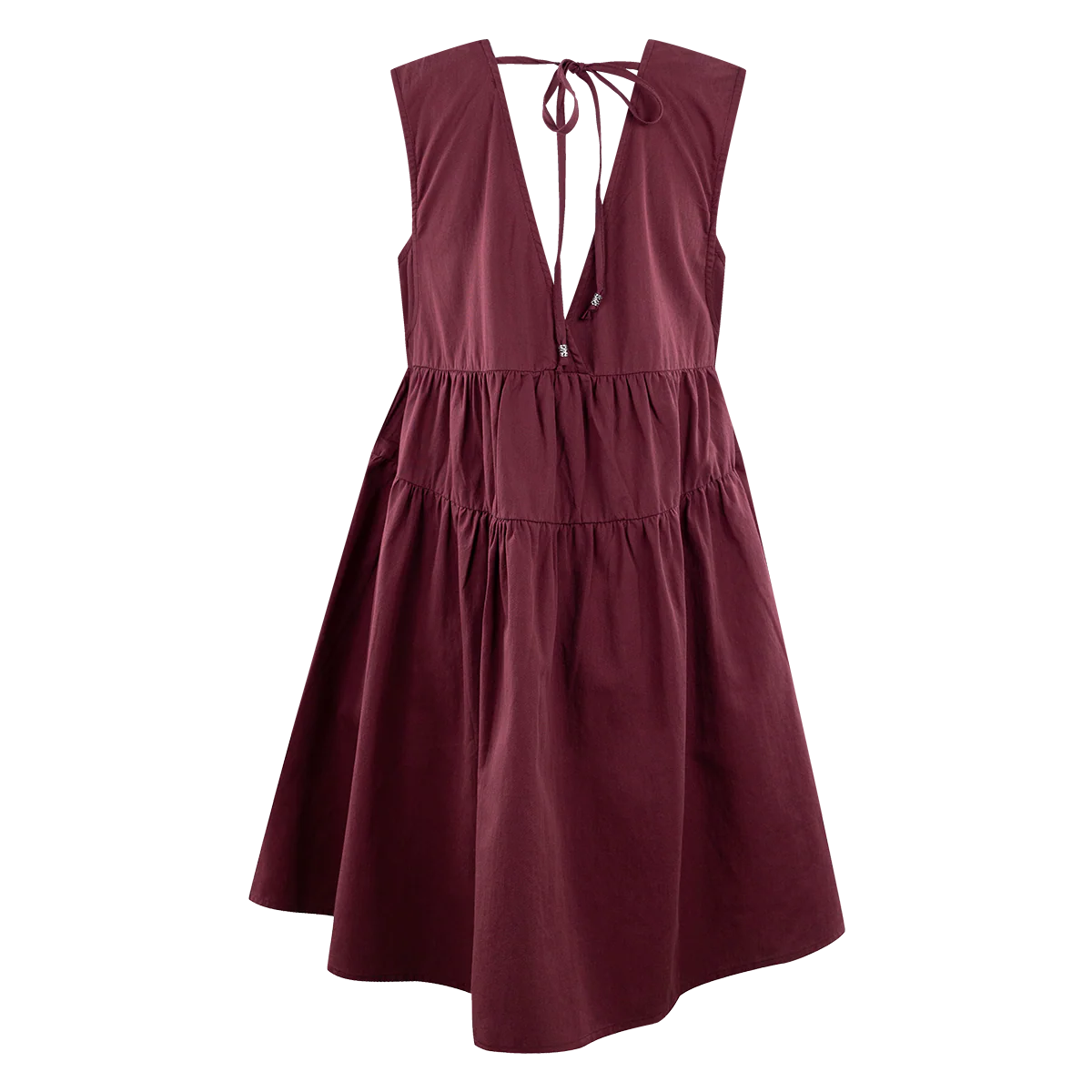 Collegiate Outfitters V Neck Tiered Dress - Image 3