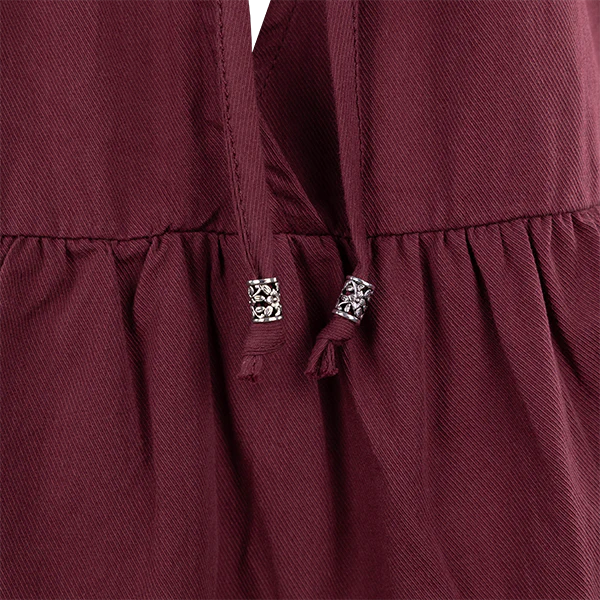 Collegiate Outfitters V Neck Tiered Dress - Image 4