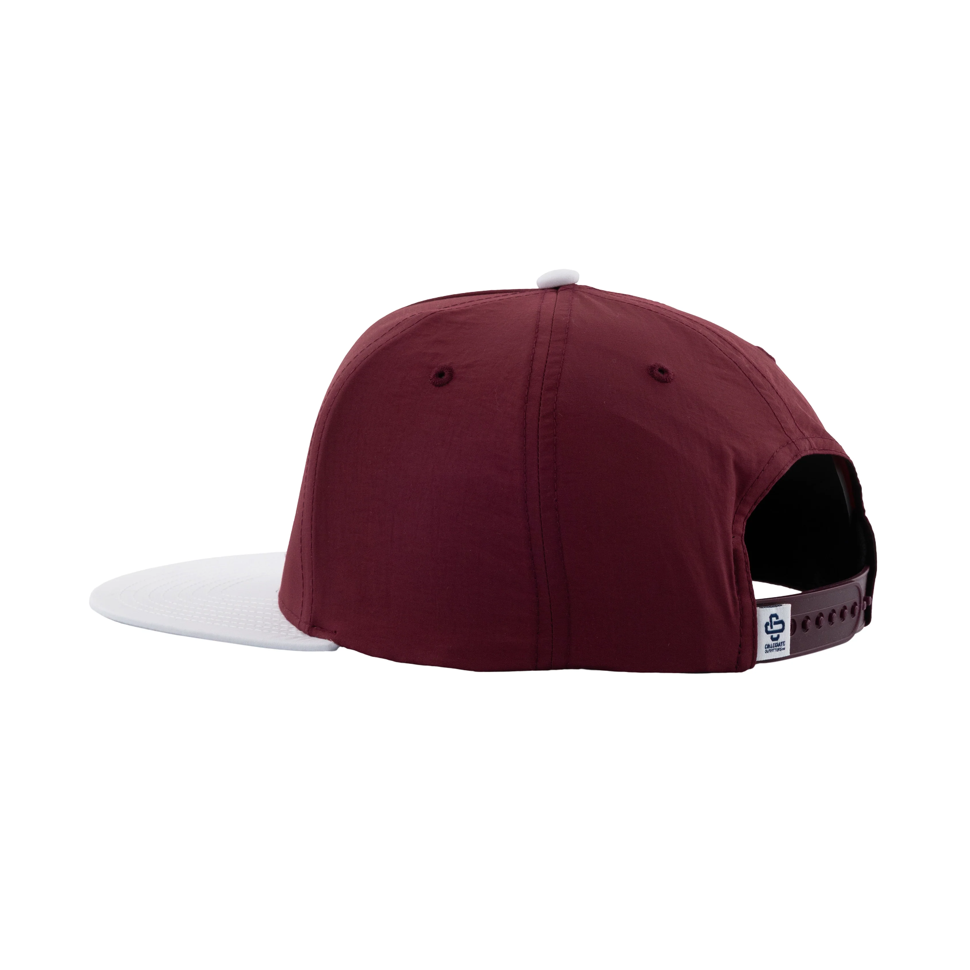 Collegiate Outfitters Youth Varsity Letters Maroon Flat Bill Hat - Image 10