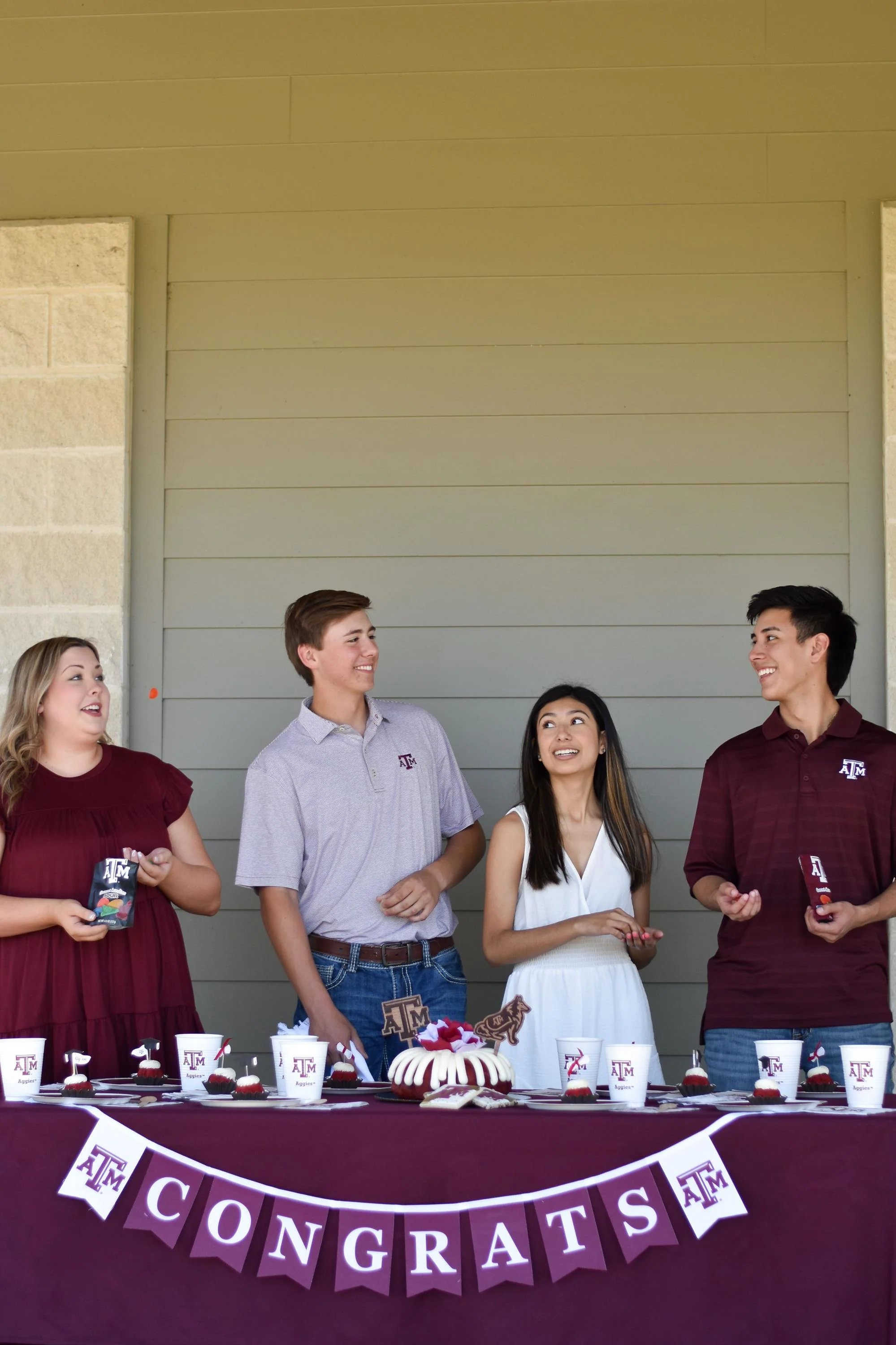 Texas A&M Congrats Felt String Banner - Image 4