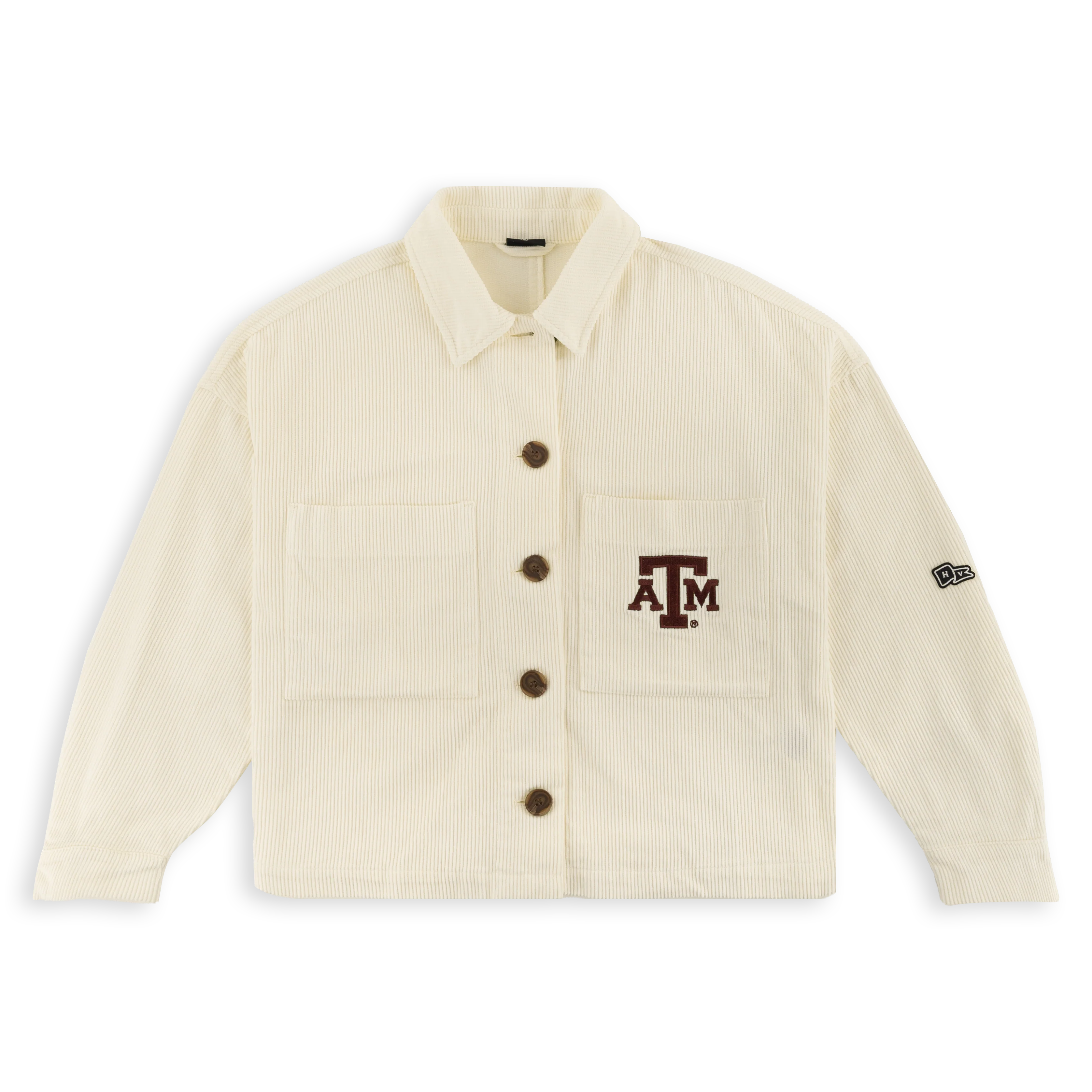 Texas A&M Hype & Vice Cropped Corded Jacket