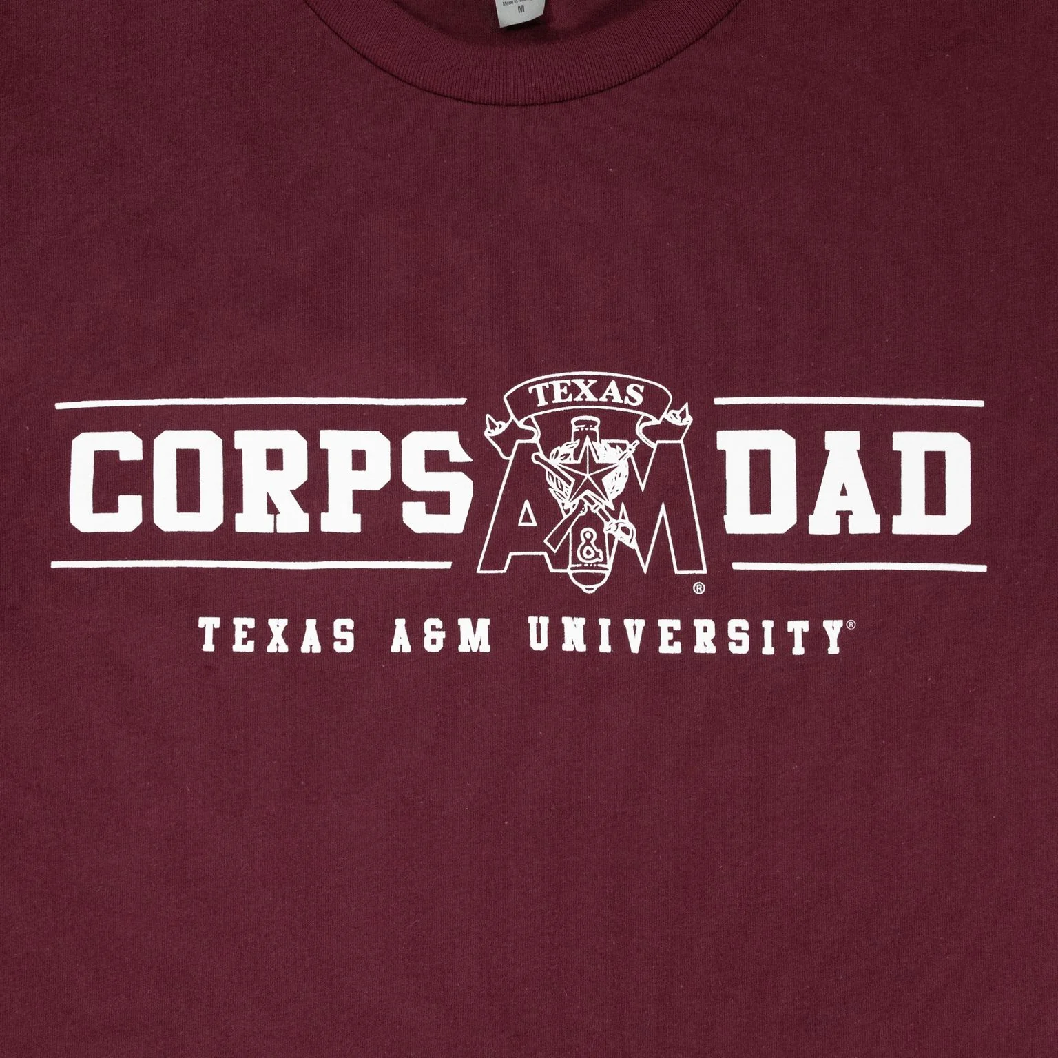 Texas A&M Maroon Corps Dad T-Shirt - Image 3