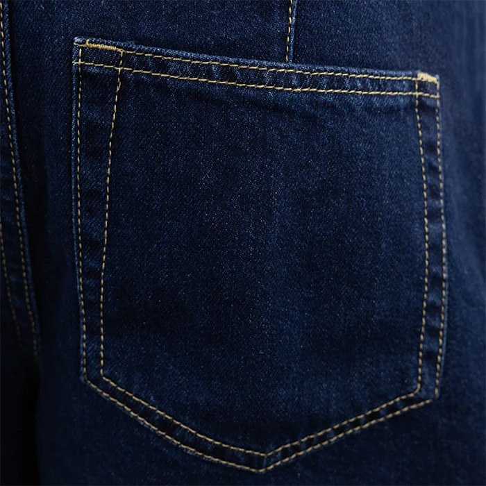 Dark Denim Wrap Tie Skort - Image 5