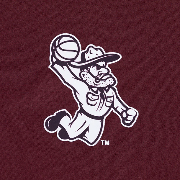 Dunking Ol' Sarge Adidas Maroon Basketball Polo - Image 4