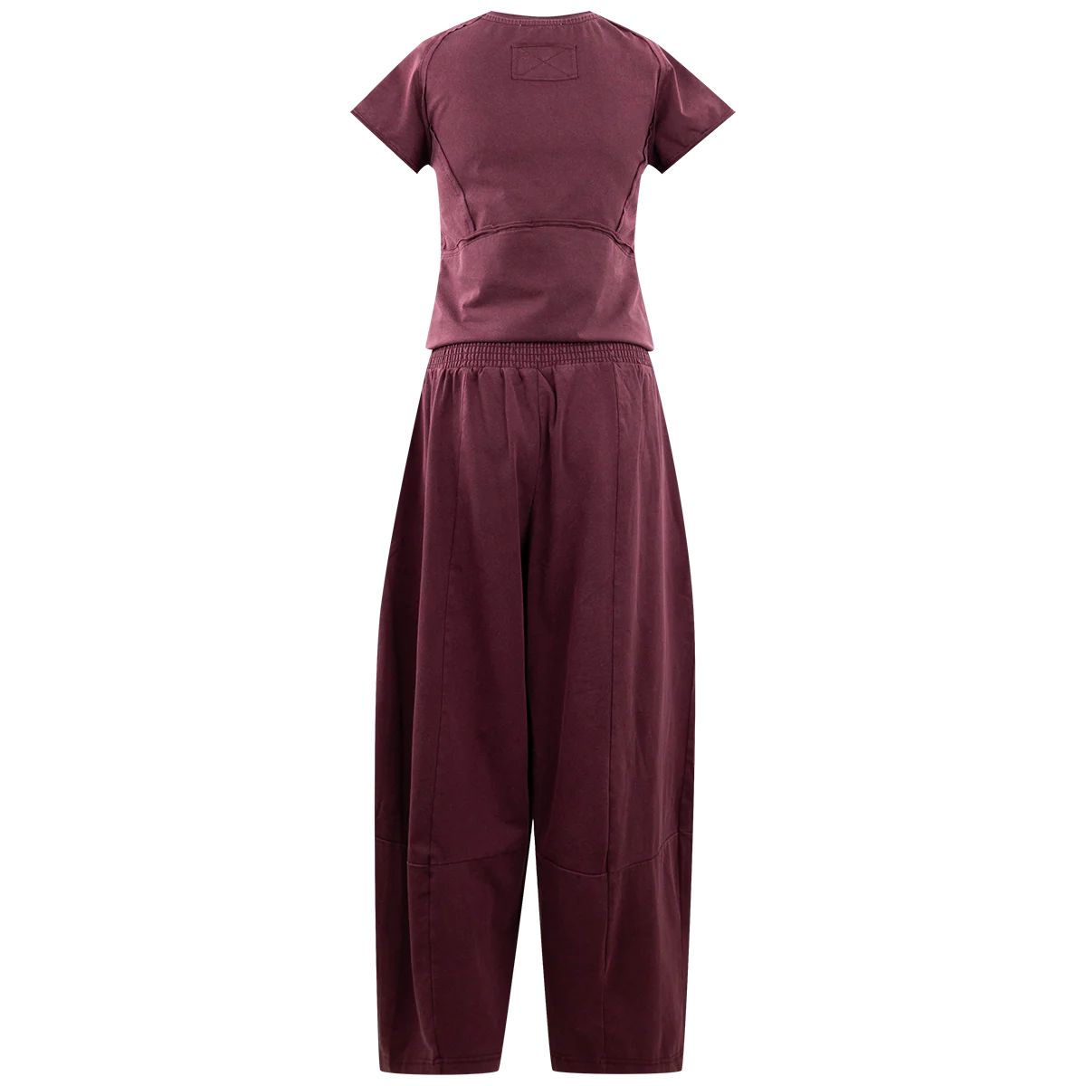 Eesome Soft Lounge Set with Pants - Maroon - Image 2
