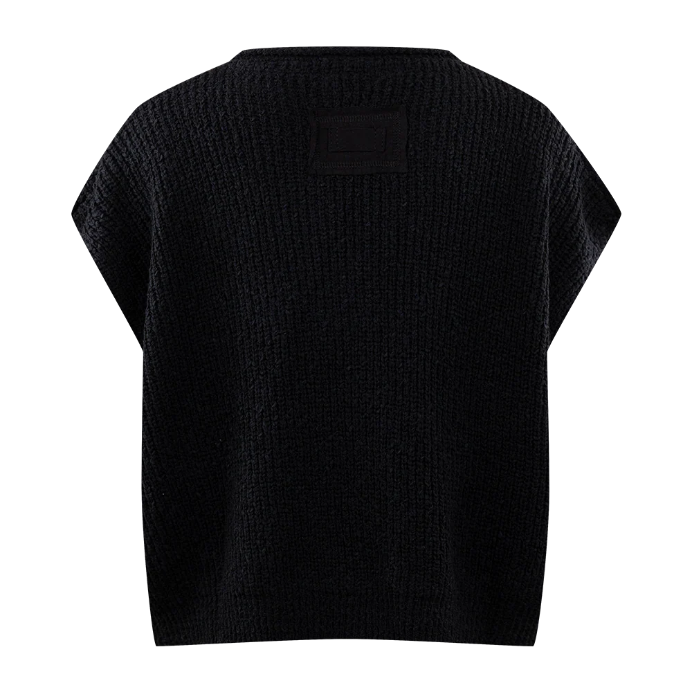Eesome Solid Cap Sleeve Knit Sweater - Image 2