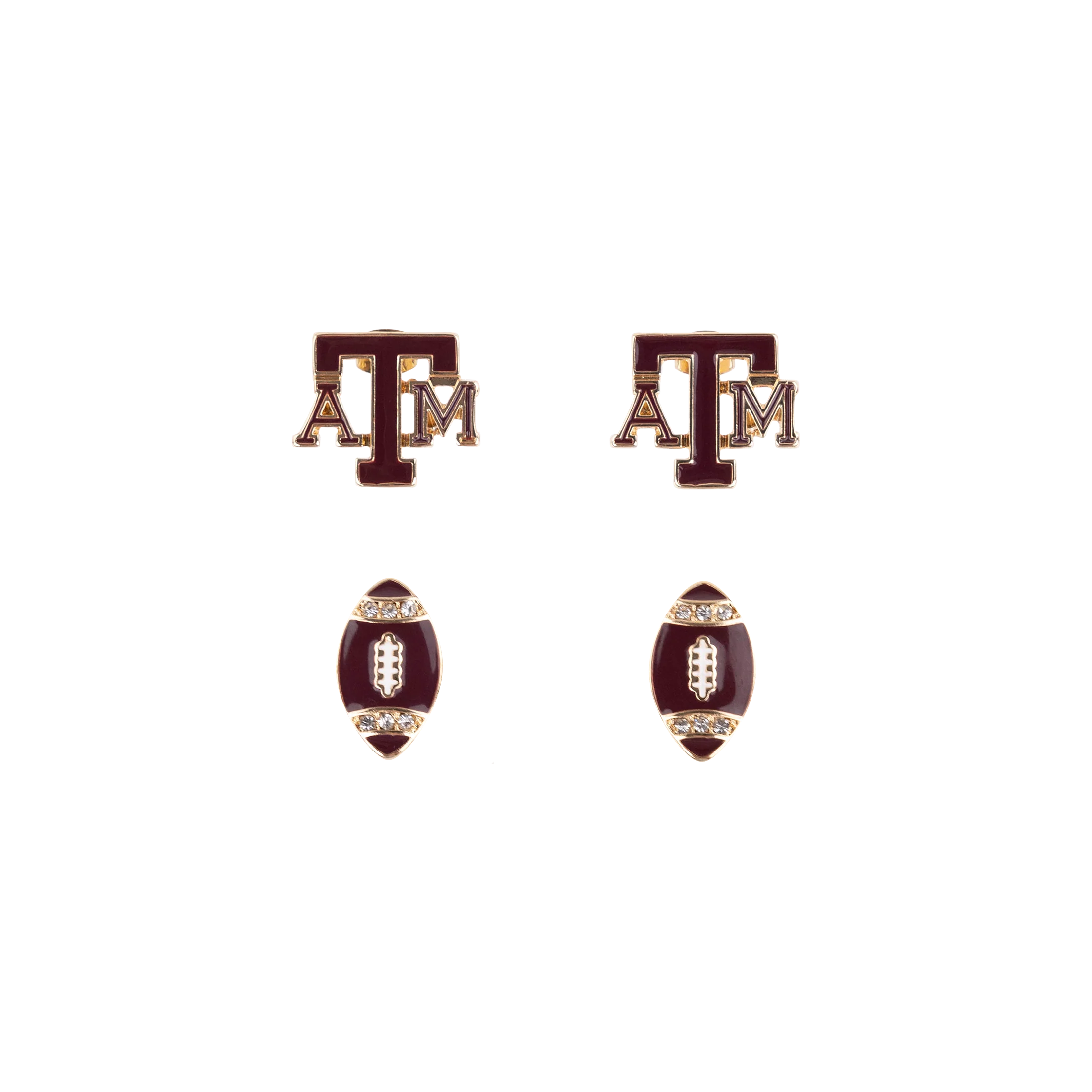 Texas A&M Emerson Street Football Studs