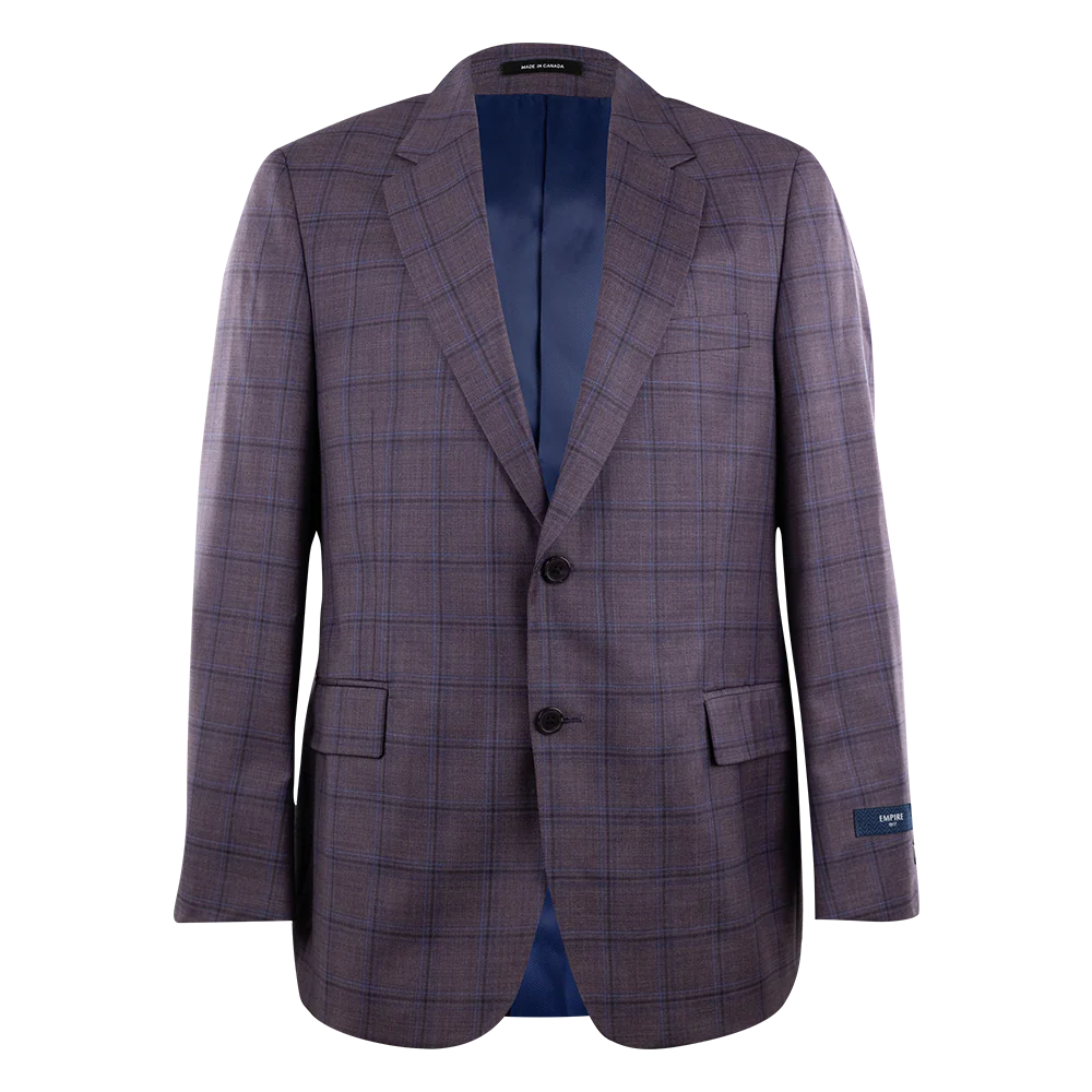 Empire Super 130's Maroon Wool Blazer