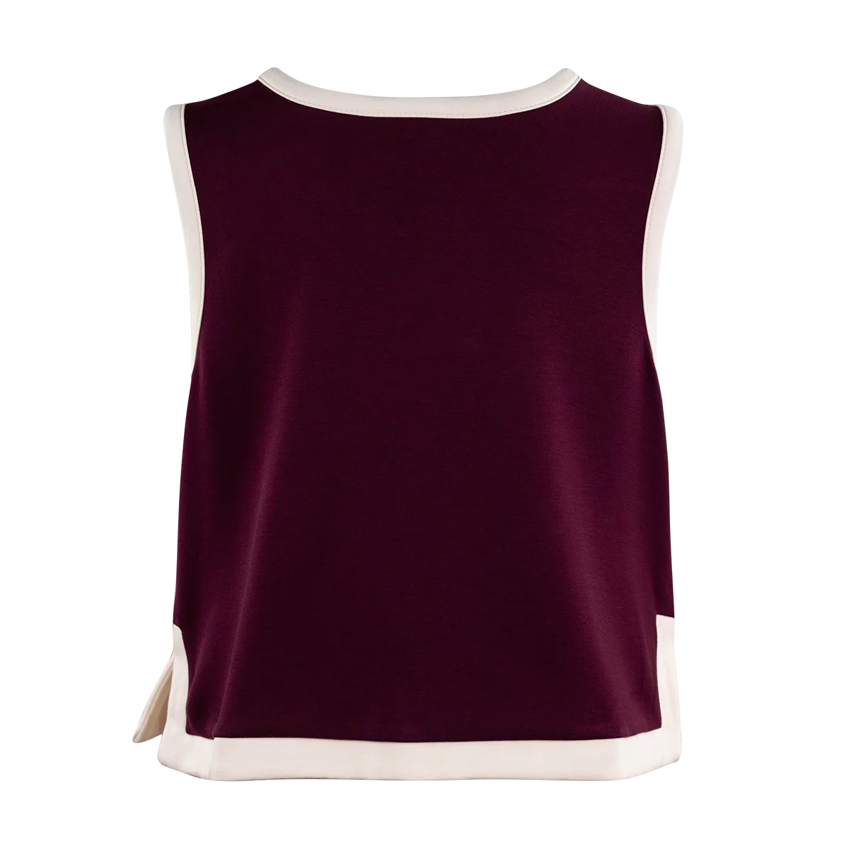 ENTRO Soft Tennis Tank and Skirt Set - Maroon - Image 4