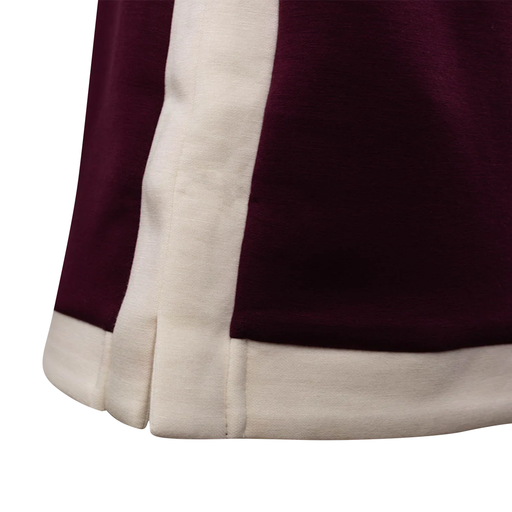 ENTRO Soft Tennis Tank and Skirt Set - Maroon - Image 6