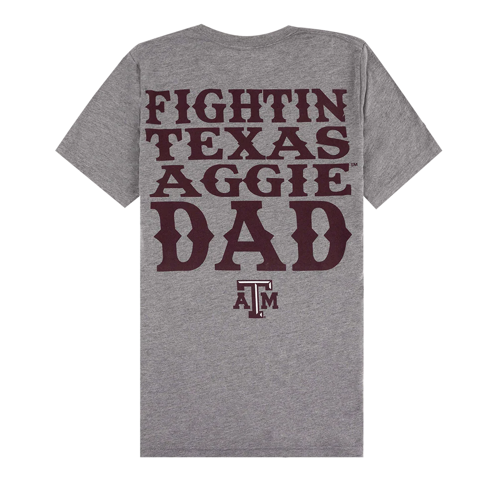 Fightin' Texas Aggie Dad Grey T-Shirt