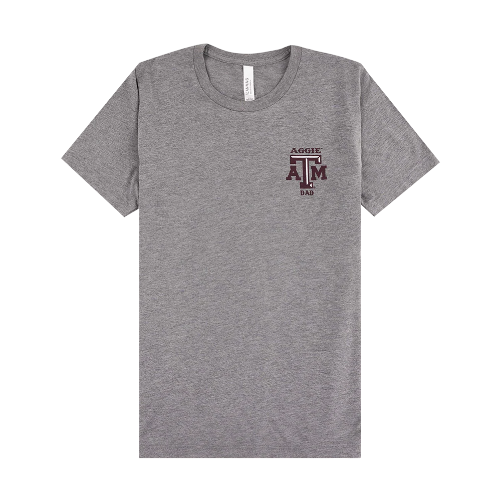 Fightin' Texas Aggie Dad Grey T-Shirt - Image 2